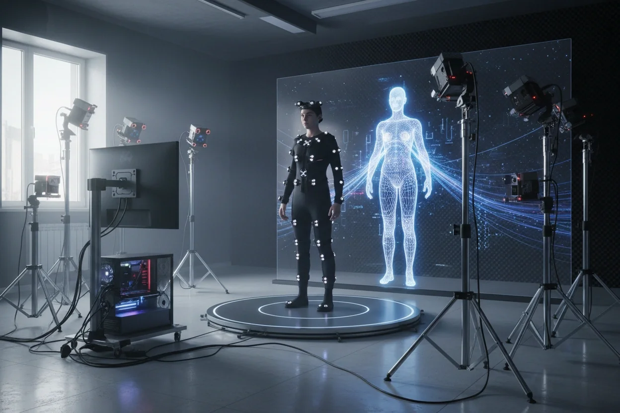 Professional image illustrating The Role of Motion Capture in Virtual Performance Art