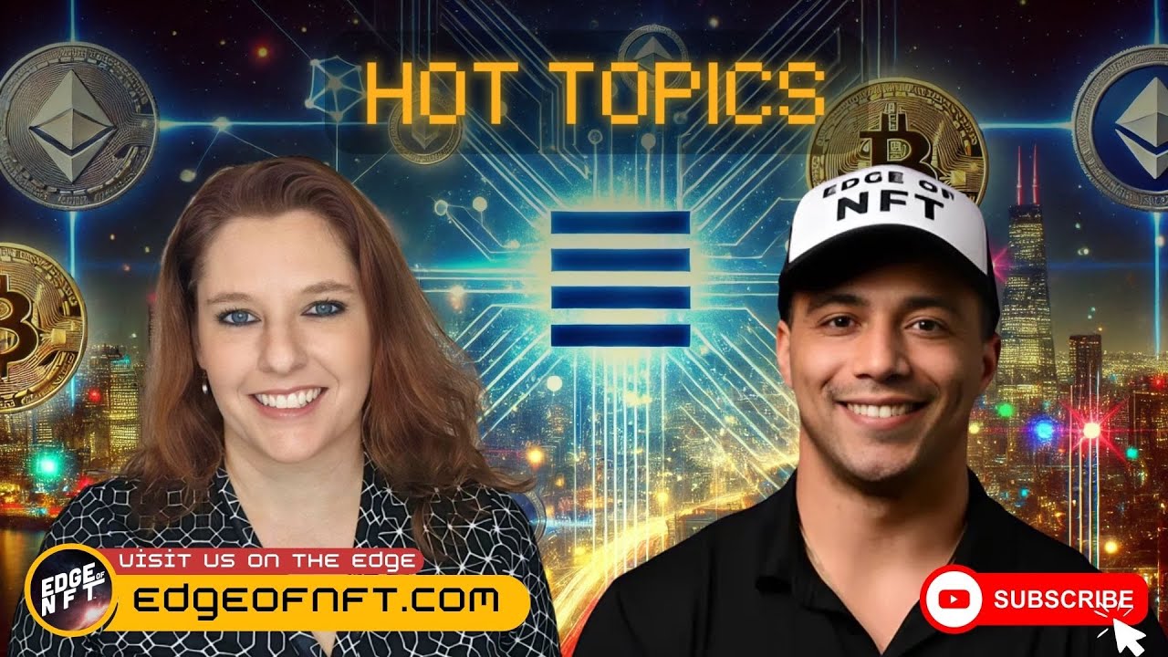 Richard Carthon and January Jones discussing Stripe's acquisition of Bridge and cryptocurrency trends on the Edge of NFT podcast.