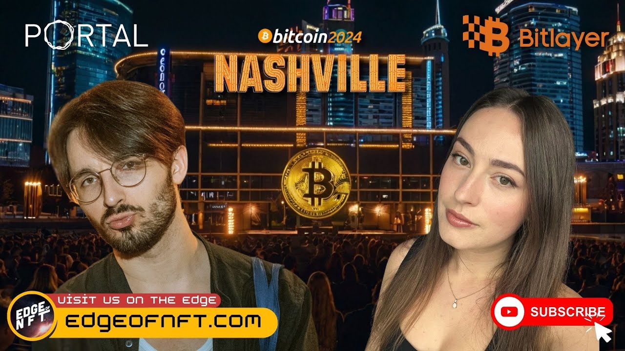 Richard from Edge of NFT discusses Bitcoin art and technology with Erin and Raph at Bitcoin Nashville