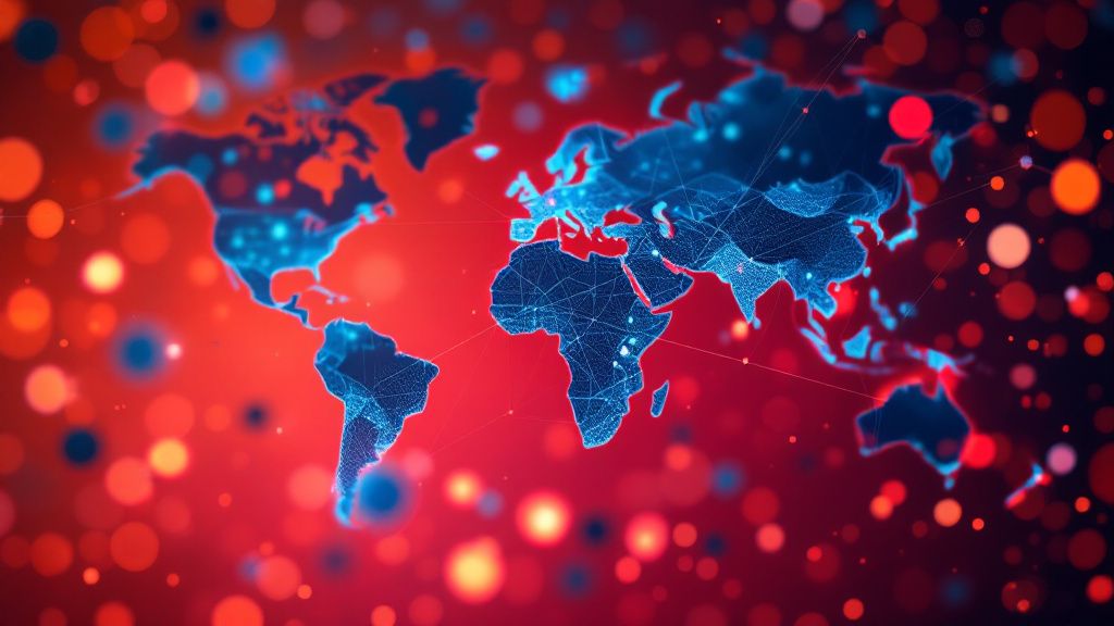 digital world map