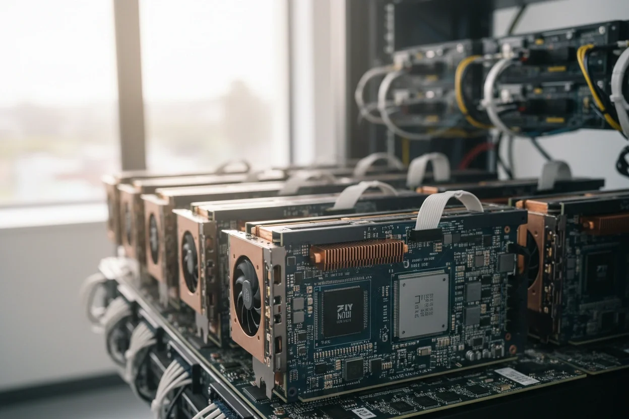 Professional image illustrating AI Hardware Requirements for Optimal Performance