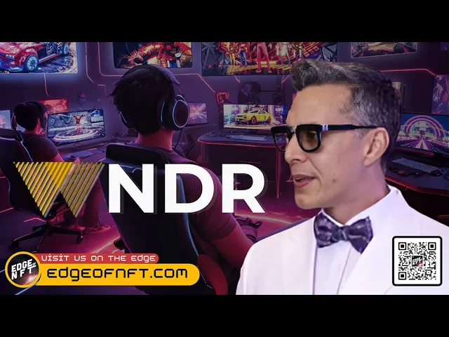 Borris Bazelais discussing the future of blockchain gaming on the Edge of NFT podcast.