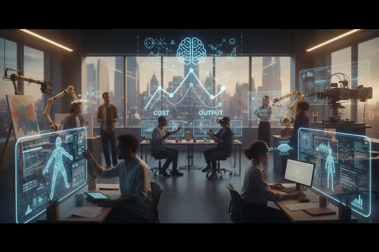 How AI Transforms Content Production Economics