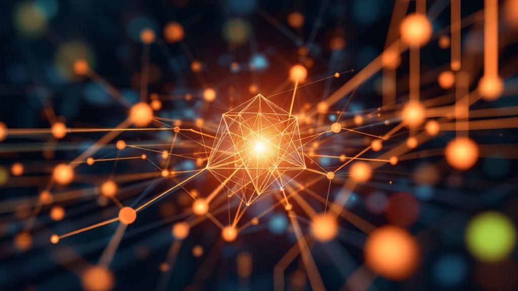 A case study illustration showing a company successfully integrating oracles into their blockchain system