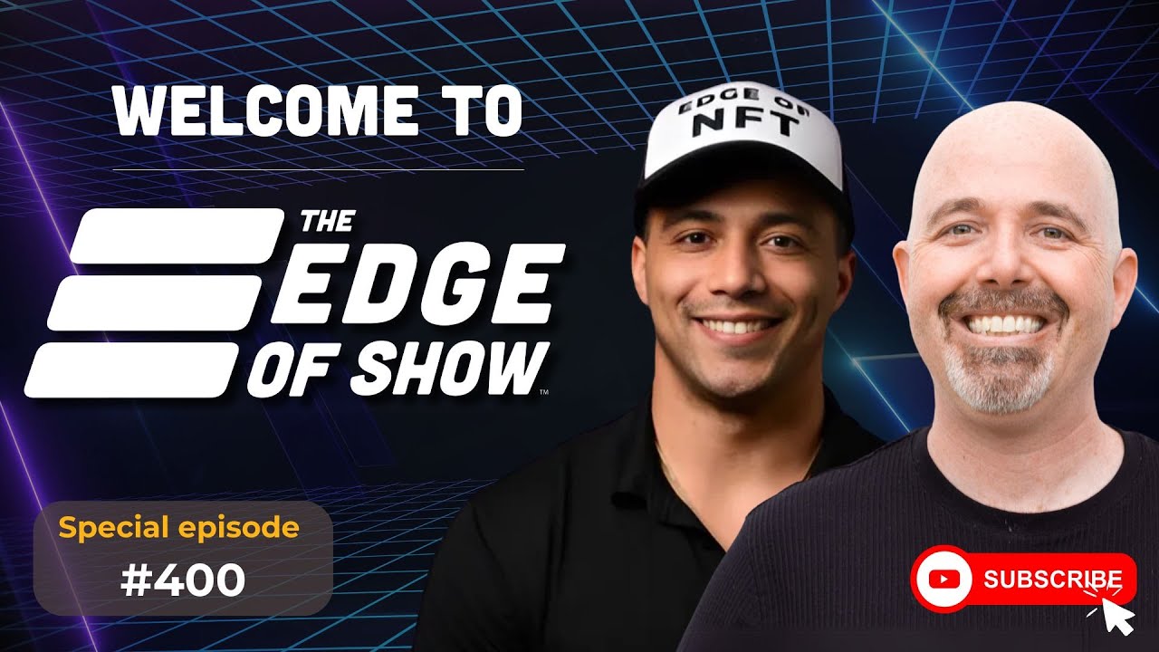 Edge of Show rebrand celebrates 400 episodes exploring Web3, NFTs, crypto, and blockchain innovations.