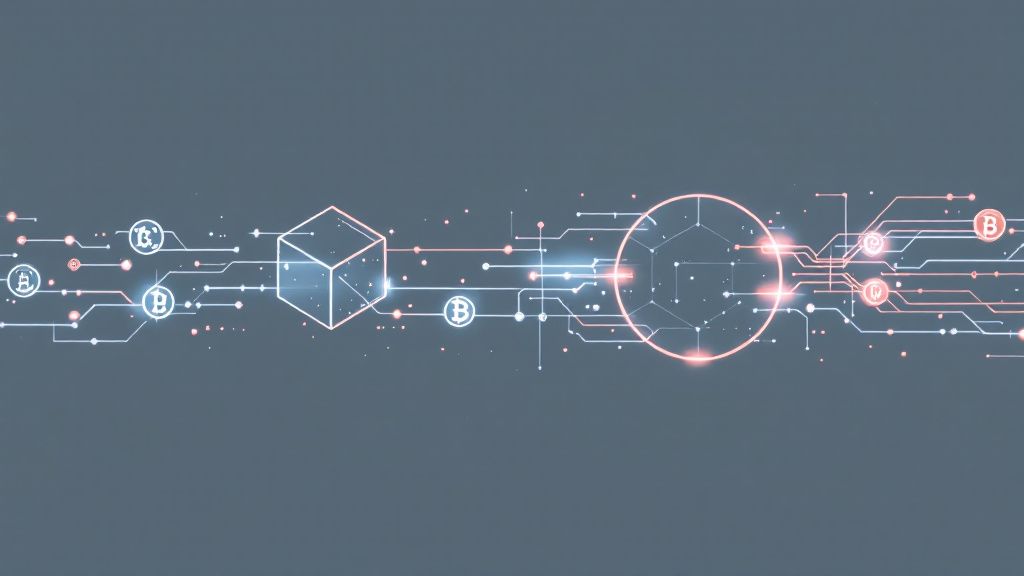 Blockchain styled DNA strand