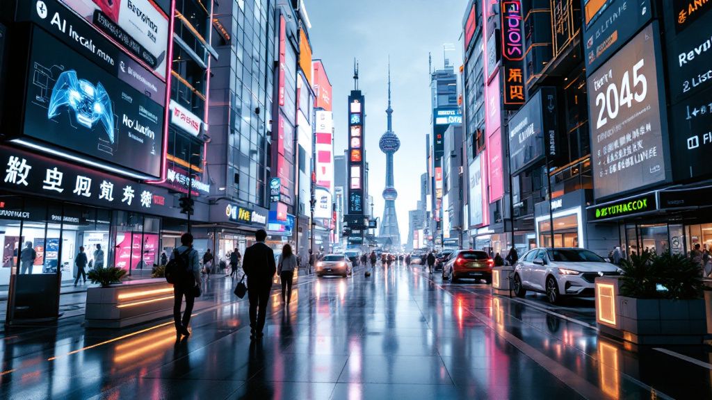 Times Square in the future