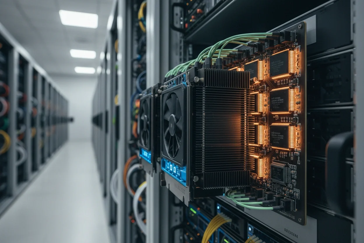 Professional image illustrating Exploring Specialized Chips for Enhanced AI Processing