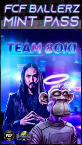 NFT 67 Steve Aoki & Sohrob Farudi | FCF Ballerz Collective